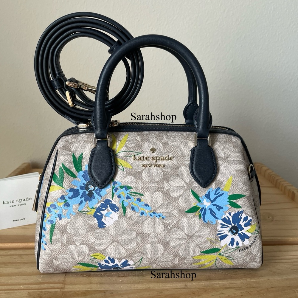 ♠️Kate Spade Spade Flower Floral Small Dolly Duffle